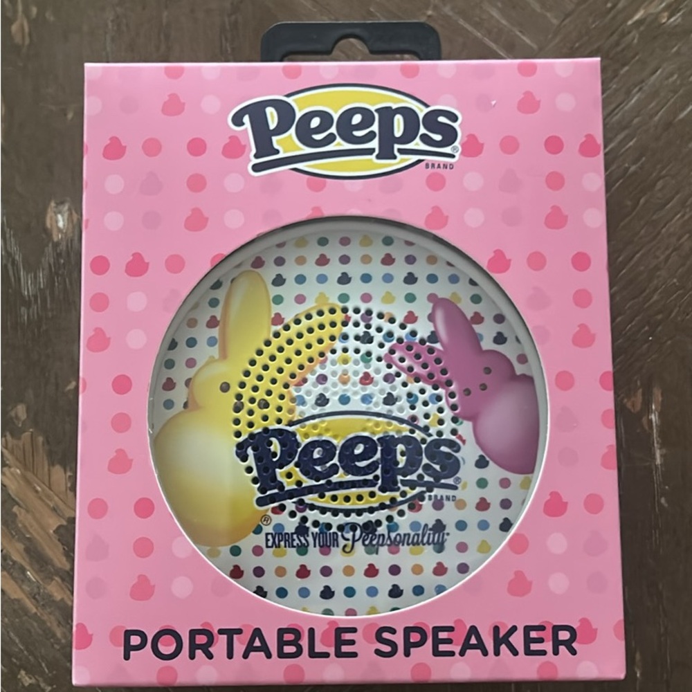Peeps Portable Speaker - White